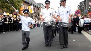 jüngster Tambourmajor Luca Schöler 9 Jahre  Tambourkorps SchwalmtalAmern Parade in GrefrathOedt [upl. by Aztinad619]