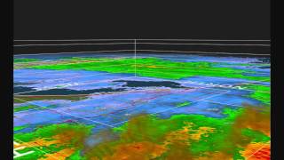 Doppler Radar  Berrien County Michigan Derecho 3D Radar July 11 2011 [upl. by Cort]