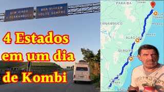 4 Estados em um dia de Kombi 16 horas e meia de viajem [upl. by Trager]