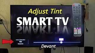 How to adjust Tint on Smart TV  DEVANT TV [upl. by Ameekahs104]