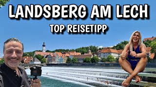 Reisetipp Deutschland Landsberg am Lech Wunderschöne Stadt in Bayern Geheimtipp  Reisebericht [upl. by Iveel]