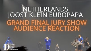 Eurovision Audience Reaction Europapa Netherlands Joost Klein  Grand Final Jury Show [upl. by Reivaj]