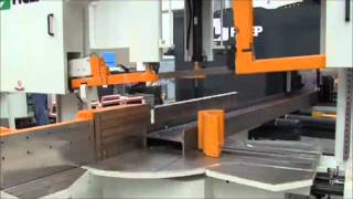 FICEP  Drill and Saw Multi Spindle CNC Beam Line [upl. by Keiko]