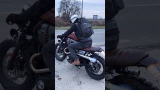 Custom Triumph T120 Flyby and Exhaust Sound by Riccardo Raccuia caferacer brat modified bike [upl. by Nagram]