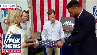 How to properly fold an American flag [upl. by Eram]