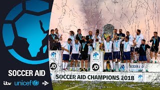 England takes the trophy back  Soccer Aid for Unicef [upl. by Adnohsak]