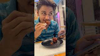 Muh mein lete hue 😂 shortsfeed minivlog vlog food foodie chicken chickenlollipop foodlover [upl. by Navillus463]