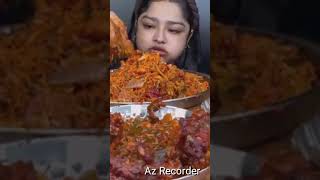 CHICKEN ROTISSERIE TANDOORI BIRYANI WITH SPICY MOTTON BHUNA mukbang short [upl. by Danica217]