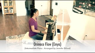 Orinoco Flow Enya  Intermediate Piano Sheet Music [upl. by Haman]