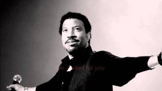 Lady  Lionel Richie 720P HD with Lyrics [upl. by Vanderhoek]