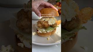 Japan KFC inspired Chicken Sandwich recipe cooking [upl. by Gilead]