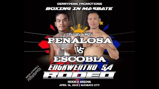 Dave Peñalosa vs Michael Escobia PURUSDAKAN SA RODEO RODEO ARENA [upl. by Gintz]