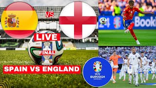 Spain vs England Live Stream Euro 2024 Final Football Match Score Commentary Highlights Three Lions [upl. by Katt]