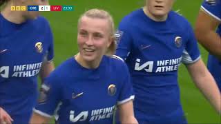 Chelsea vs Liverrpool Womens Football 2324 [upl. by Ivanah686]