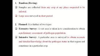 Survey Surveillance and Forecasting of Plant Diseases [upl. by Brookner490]