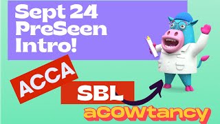 SBL PreSeen September 24  INTRO [upl. by Bert352]