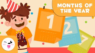 Months of the Year  Vocabulary for Kids [upl. by Quitt]