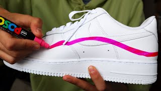 My First Custom AIR FORCE 1 SATISFYING [upl. by Glenine117]