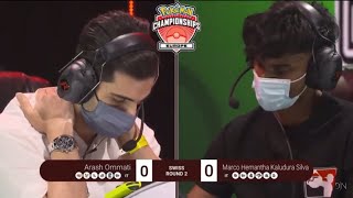 2022 Pokémon Europe International Championships VGC Swiss R2  Arash Ommati vs Marco Silva [upl. by Ayouqat]