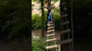 Baby claiming in the trees zip line kids activities for toddlers and kids [upl. by Blas925]