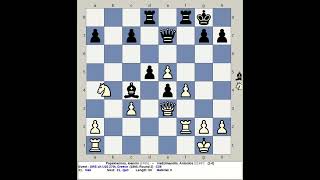 Papaioannou Ioannis vs Hadzimanolis Antonios  Greece Chess U20 27th 1995 [upl. by Naaitsirhc549]