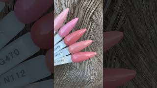 Łososiowe Pudry Tytanowe Manicure Tytanowy NSN New Style of Nails paznokcie nails nailstyle fun [upl. by Iahs]