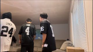 Raider fans reacts to OVERTIME WIN LAS VEGAS RAIDERS VS DALLAS COWBOYS Live reaction [upl. by Annaihr]