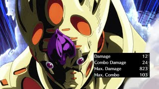 JJBA ASBR Giorno 0 Bar GER Combo823 Damage [upl. by Targett]