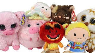 Thrifty Finds 9  Hallmark Itty Bittys Beanie Babies RETIRED TY Beanie Boos  MORE [upl. by Atsuj]