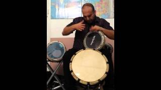 Rythme kabyle Darbouka et Tambour solo en live [upl. by Manoop846]