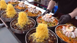 산더미짜장 Making Amazing Style Noodle Dishes Jajangmyeon Jjamppong  Korean street food [upl. by Fonz929]