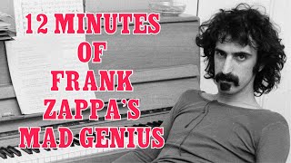 12 Minutes of Frank Zappas Mad Genius Compilation [upl. by Aicitel]