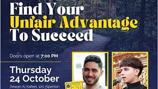 LIVE Find Your Unfair Advantage To Succeed  Hasan Kubba  20241446 [upl. by Evita]