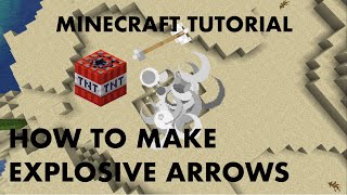 Minecraft Tutorial How To Make Explosive Arrows Java 121 [upl. by Alaric]