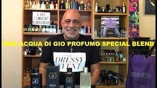 NEW Giorgio Armani Acqua di Gio Profumo Special Blend REVIEW  Is it Special   GIVEAWAY CLOSED [upl. by Fowle]