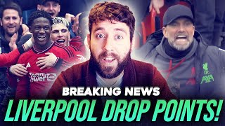 LIVERPOOL DROP POINTS AGAINST UNITED  REACTION [upl. by Abbub479]