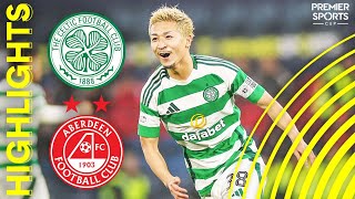 Celtic 60 Aberdeen  Daizen HatTrick as Celtic Smash Aberdeen  Premier Sports Cup SemiFinal [upl. by Attenev]