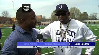 Deion Sanders Jackson State Pro Day Coach Prime Effect [upl. by Bilak]