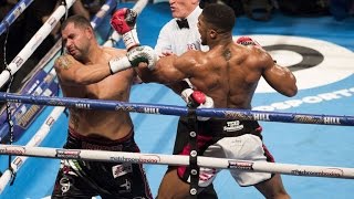 IMMEDIATE REACTION ANTHONY JOSHUA DESTROYS ERIC MOLINA IN 3 ROUNDS [upl. by Ahsatsan]