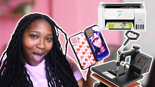 How to MAKE a Phone Case Super Easy Sublimation Phone Case [upl. by Letty]