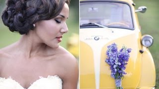 Vintage Wedding Inspirational Photo Shoot Toledo Weddings  Toledo Wedding Hair and Makeup [upl. by Anaiad]