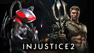 Black manta vs Aquaman INJUSTICE 2 [upl. by Nonna]