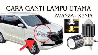 Cara Mengganti Lampu Led Avanza Dengan Mudah [upl. by Ez740]