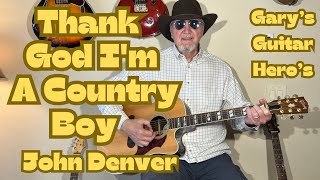 quotThank God Im A Country Boyquot Simplified Beginner Acoustic Guitar Lesson [upl. by Rorry]