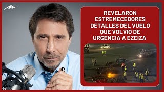 Revelaron detalles del vuelo que volvió de urgencia a Ezeiza tras escuchar ruidos en la bodega [upl. by Ahsatniuq]