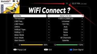 Mediastar 2727 Wifi Connect  Mediastar Forever Receiver Internet Connection  By Tech Tube [upl. by Akcirehs661]