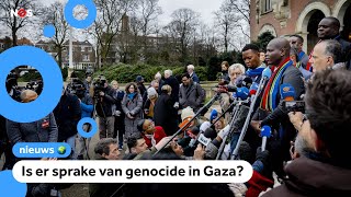 Grote rechtszaak in Den Haag over oorlog in Israël en Gaza [upl. by Aimerej]