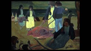 Ramasseurs dalgues bretons de Paul Gauguin analyse du tableau [upl. by Safire]