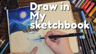 Draw in my sketchbook with me [upl. by Eustatius637]