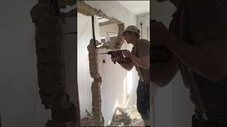 DoppeltürDurchbruch werkstatt holzwerken handwerk werkstatt diy holz abriss renovation [upl. by Elmer666]